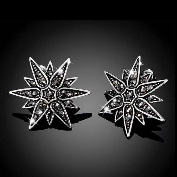GlitzBlitz Boutique Jewelry - Any 2/$20! Antiqued Silver Marcasite Stud Earrings